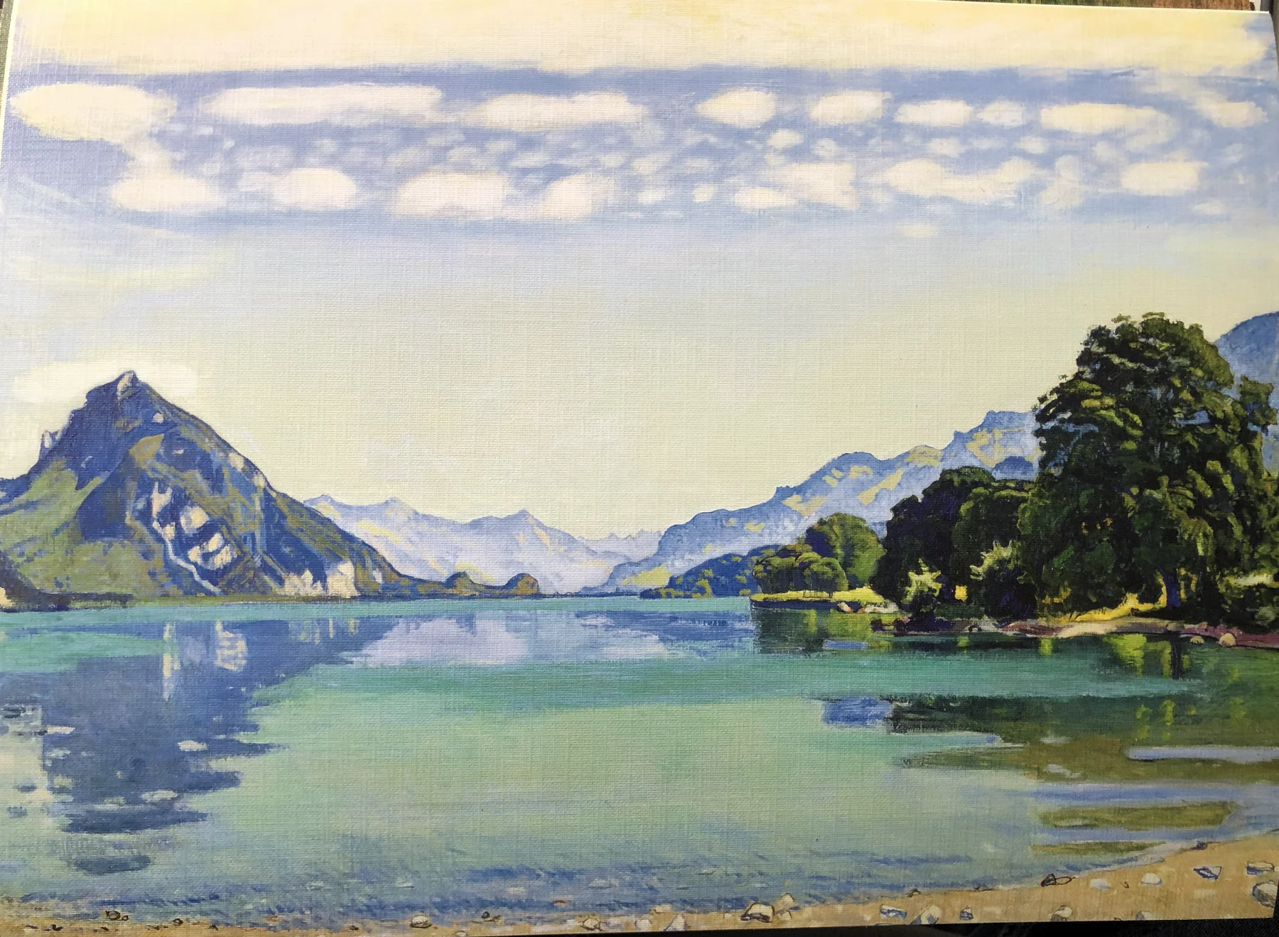 LAKE THUN NEAR LEISSIGEN