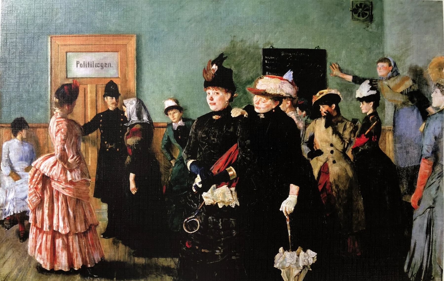ALBERTINE IN THE POLICE DOCTOR’S WAITING ROOM