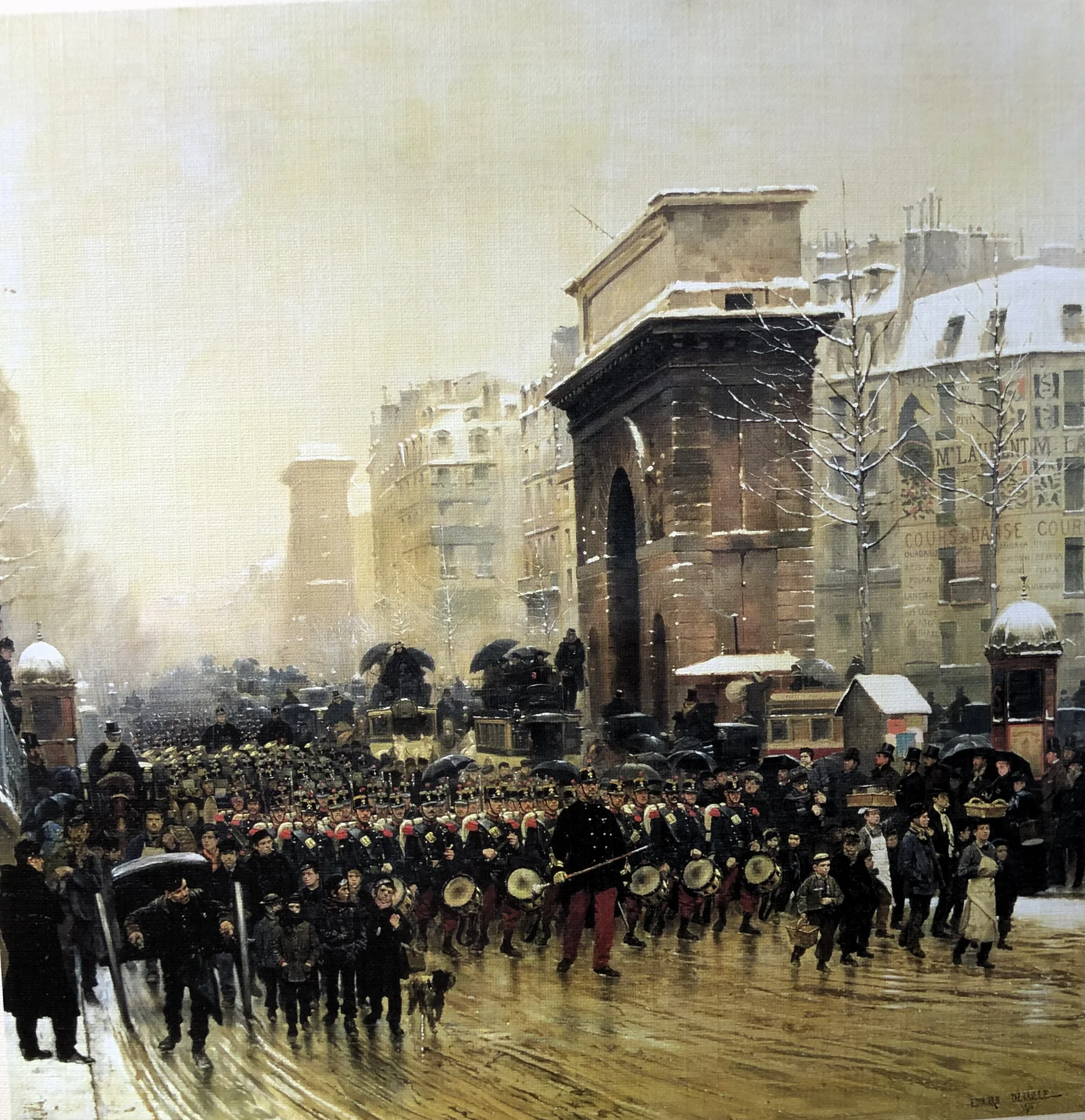 THE REGIMENT PASSING