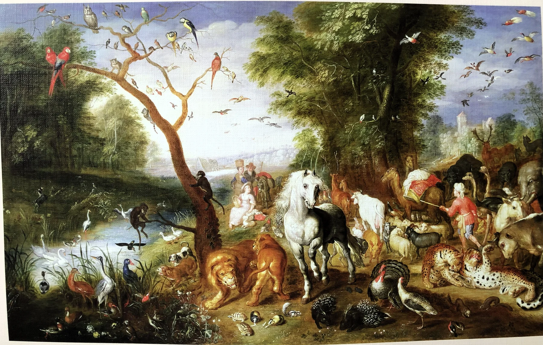 THE ANIMALS ENTERING NOAH’S ARK