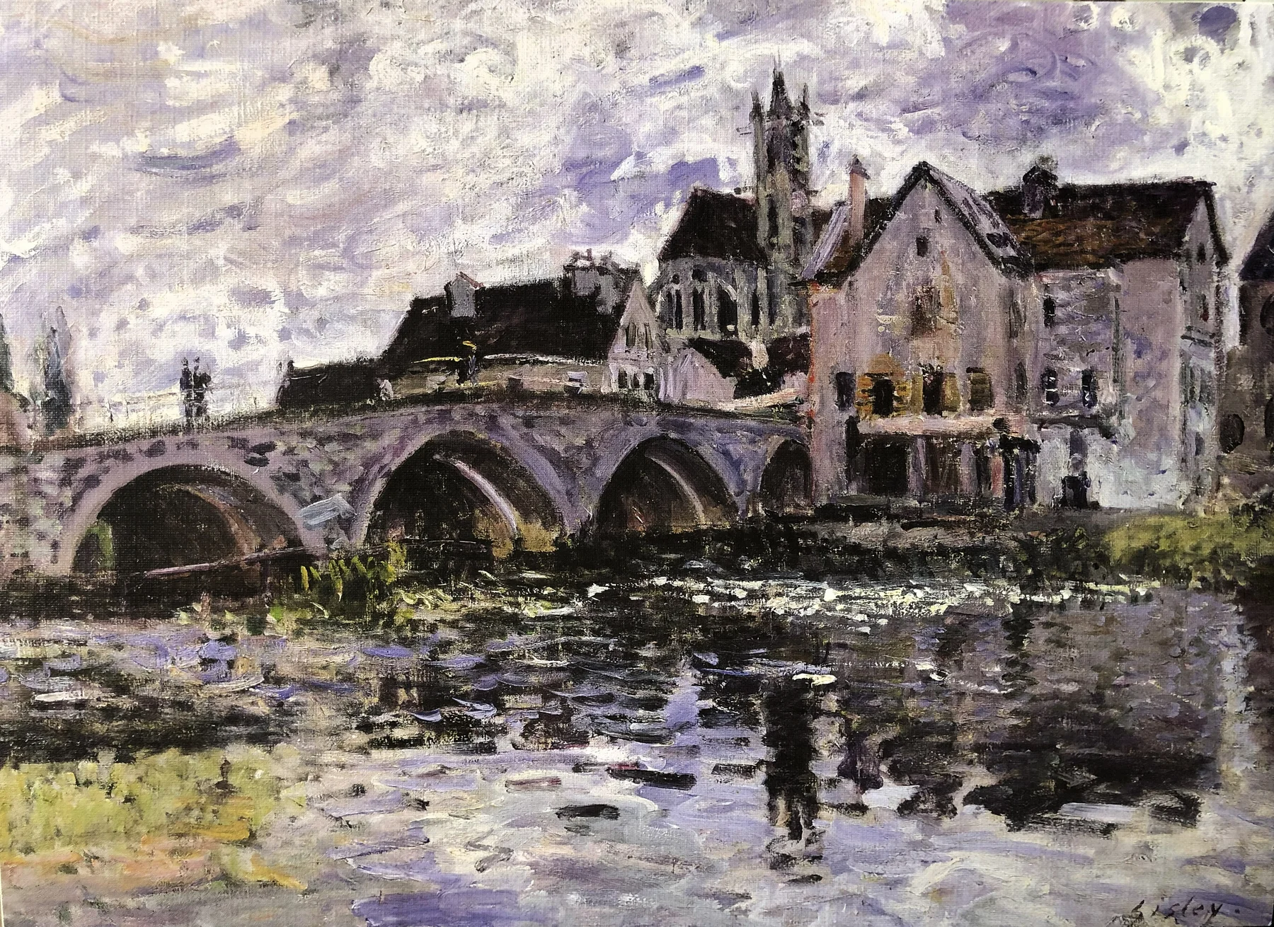 THE BRIDGE AT MORET-SUR-LOING