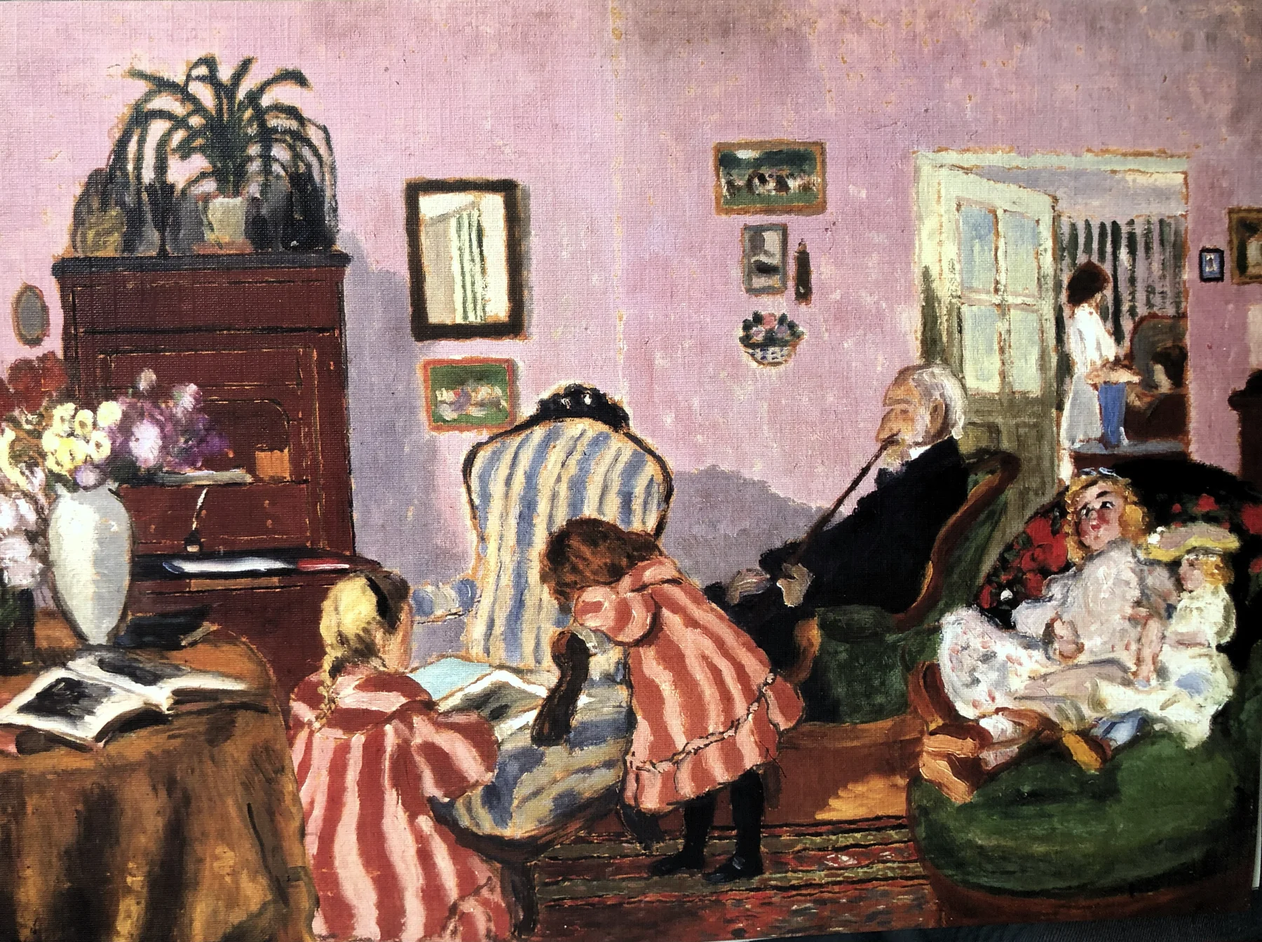 UNCLE PIACSEK WITH DOLLS