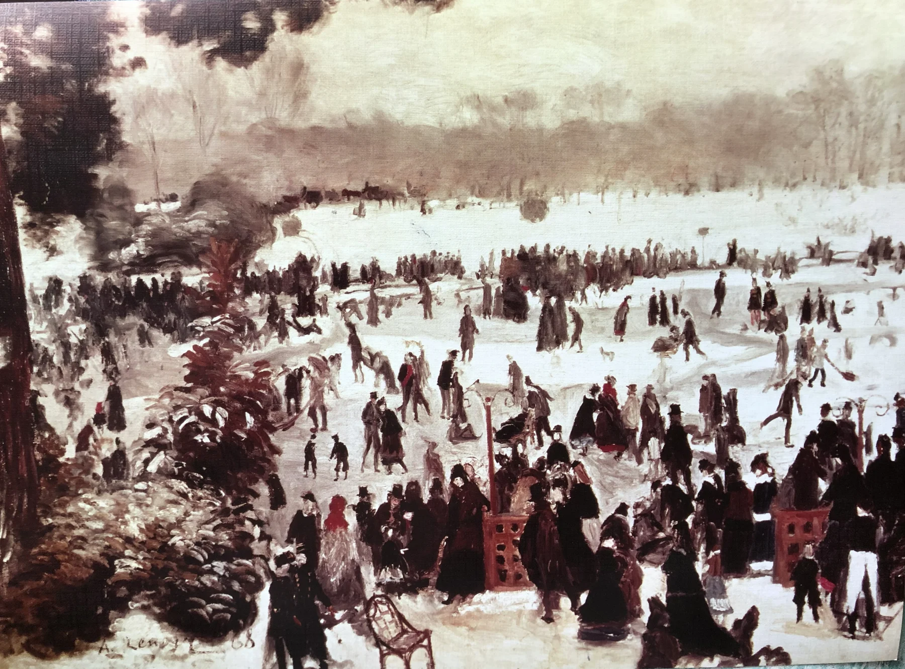 SKATERS IN THE BOIS DE BOULOGNE
