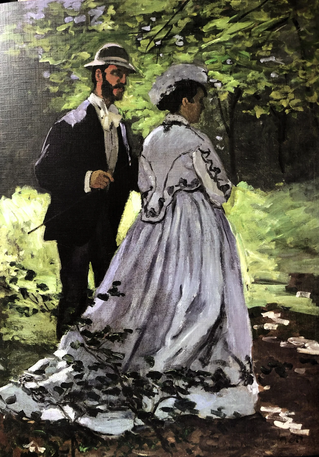 BAZILLE AND CAMILLE (STUDY FOR “LUNCHEON ON THE GRASS”)